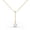 Yellow Gold, variant on Tatum 18k White Gold Plated Pearl Pendant Necklace with Swarovski Crystal for Women