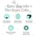 thumbnail image 3 of Little Star Organic Pure Organic Cotton Changing Pad Cover, Blue-Wild at Heart, 2 Pack, 3 of 6