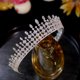 thumbnail image 2 of ASNORA-Tiara de cristal de circonita cúbica para mujer, corona nupcial, accesorios para el cabello de boda, diadema larga para fiesta, joyería CZ, 2 of 6