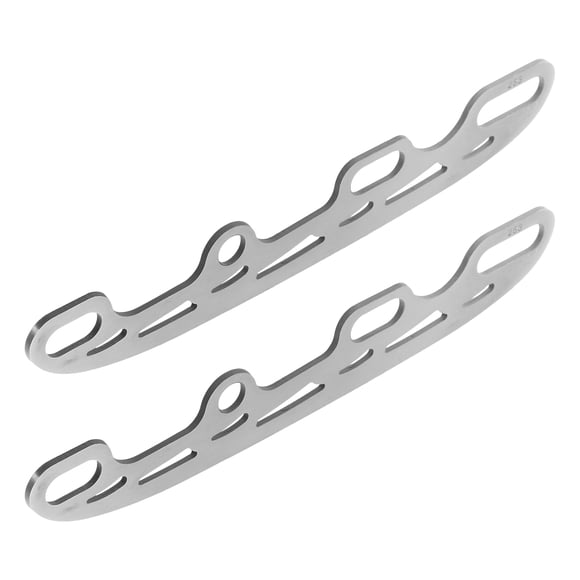WRISTBIQUE 1Pair Stainless Steel Roller Skating Blades Durable Replacement Blades for Hockey and Figure Skates