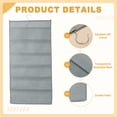 thumbnail image 3 of Organizador Colgante Uxcell, Bolsa de Almacenamiento para Sujetadores, Estantes de Almacenamiento Colgantes de Doble Cara para Ropa Interior Calcetines Armarios Dormitorio Baño, Gris (6+18 Bolsillos), 3 of 7