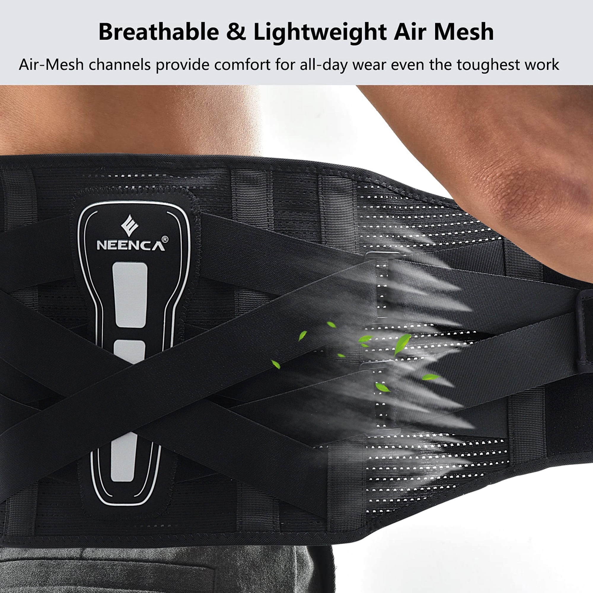 NEENCA Back Brace Posture Corrector for Women and Men , Lower Back Pain Relief, Back Straighter Instant Posture Corrector - S