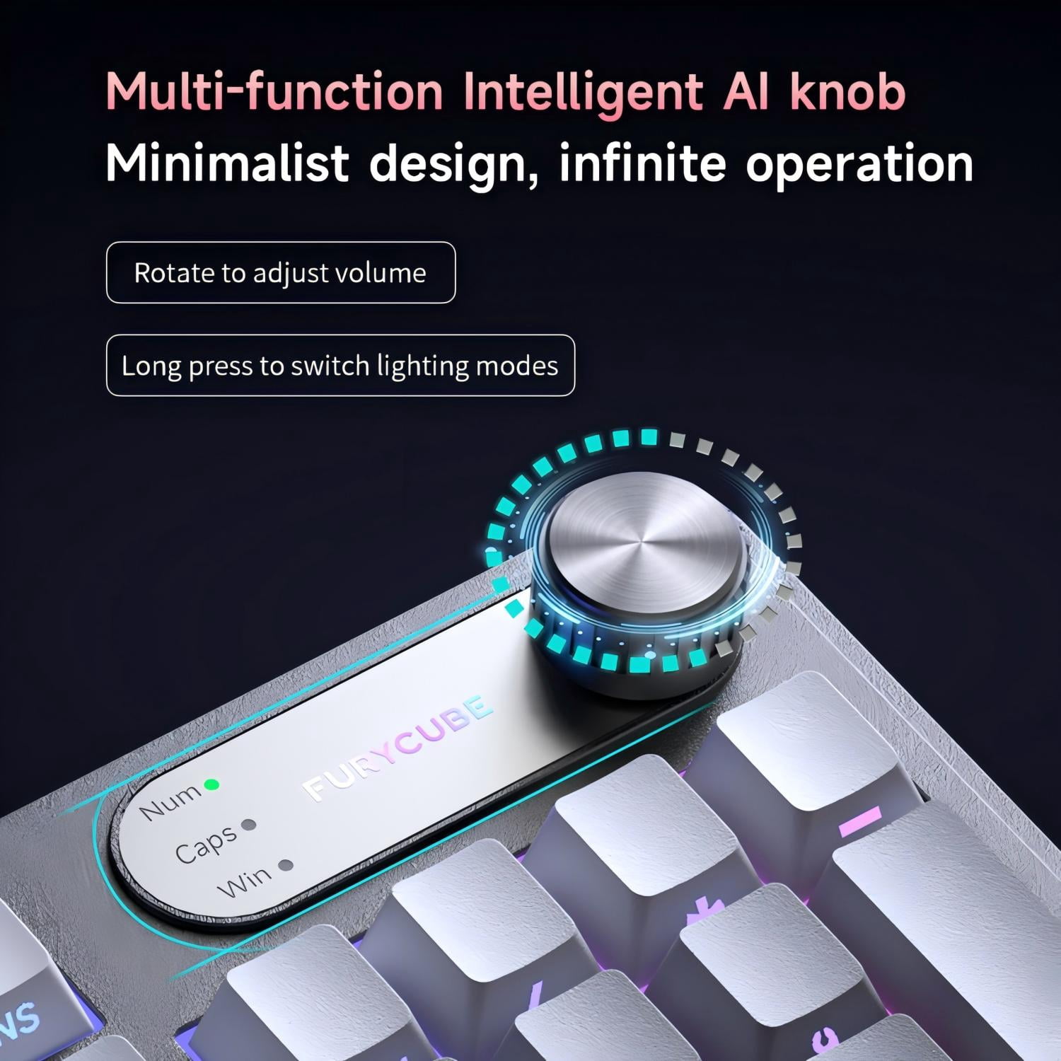 Rechale IP98 Mechanical Feel Keyboard, 98-Key Wired Gaming Keyboard, IPX8 Waterproof Side Printed PBT RGB Keycaps, 19-Key Anti-Ghosting (Black Gray)