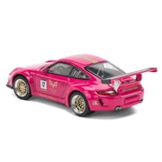 RWB 997 #12 Hotel Ava Pink Metallic 1/64 Diecast Model Car by Pop Race