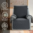 thumbnail image 5 of Aorsher 100% Waterproof Recliner Chair Cover for Home, Non Slip Covers for Recliner Chair with Pocket, Washable Reclining Chair Cover Furniture Protector for Kids, Pets, Charcoal Gray, 23.6'', 5 of 15
