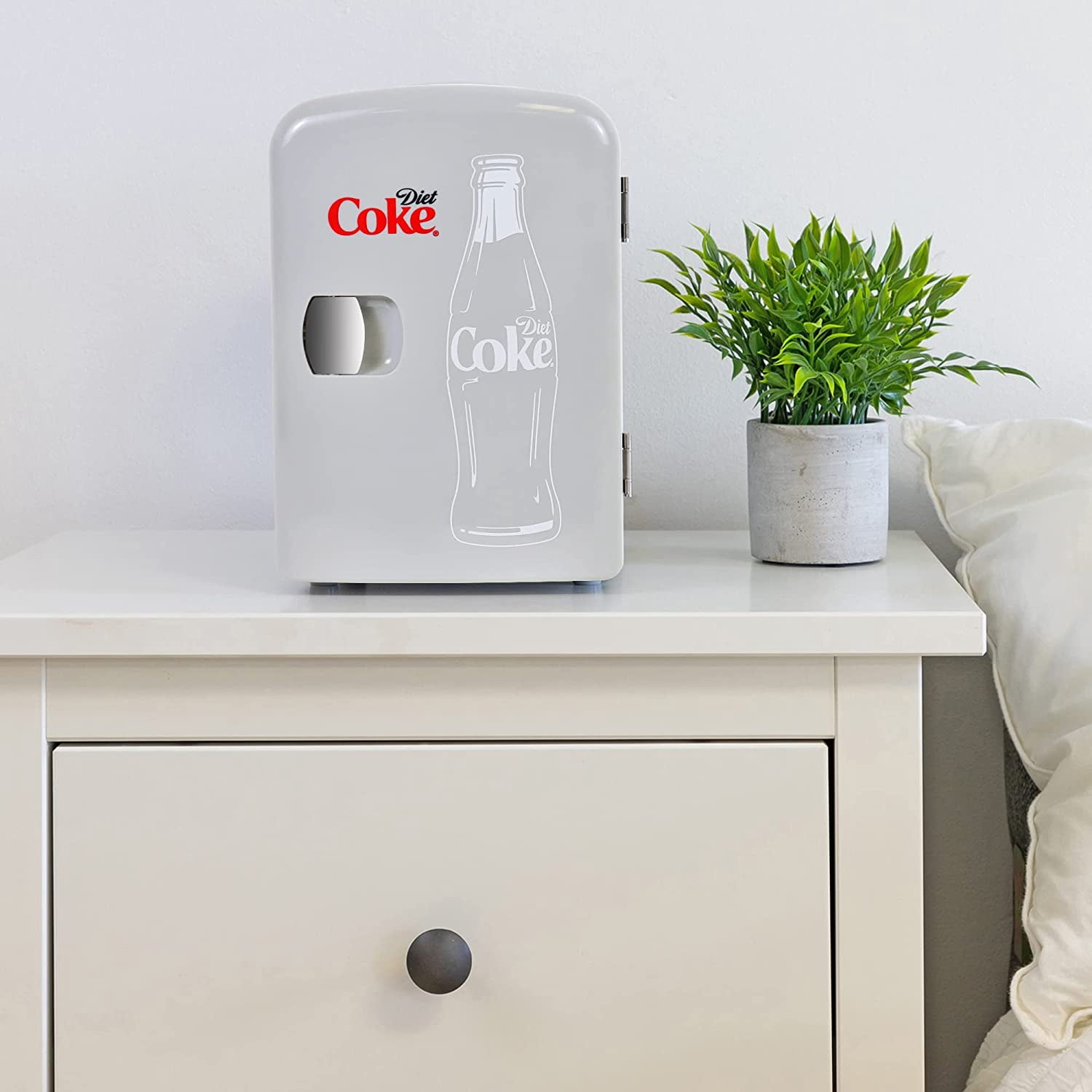 Diet   Fridge - Portable Beverage Cooler for Home, Car, Office, 12V 110V