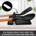 thumbnail image 3 of Silicone Utensil Rest with Drip Pad for Multiple Utensils,BPA-Free Spoon Rest & Spoon Holder for Stove Top,Heat-Resistant,Kitchen Utensil Holder for Spoons, 3 of 7