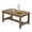 Brown, variant on SERWALL Outdoor Rectangle Coffee Table, 19.7" x 33.7" HDPE All Weather Patio Coffee Table, Navy