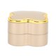 thumbnail image 4 of Caja de anillos iluminada, flocado suave, luminoso, diseño de trébol de cuatro hojas, caja de regalo para exhibición de joyas, aniversarios de bodas, color dorado, 4 of 5