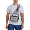 thumbnail image 6 of Sling Bag for Men, Paisley Pattern No.9036 Fanny Pack Crossbody Bags Shoulder Chest Bag, Small Gym Bag Anti Theft Crossbody Backpack Daypack for Travel Sports Running Hiking, 6 of 7