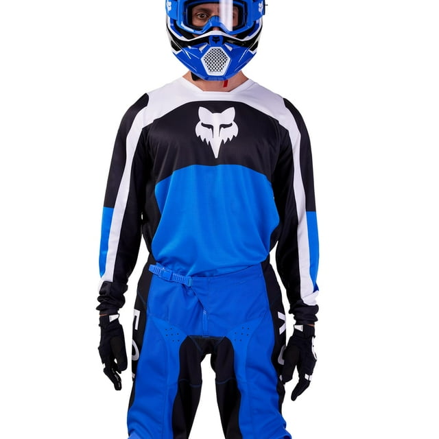Maillot de motocross Fox Racing 180 Nitro Azul Talla M