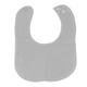 thumbnail image 1 of Cotton Baby Bib with Snap Fastener Double Layer Newborn Saliva Towel Dribble Cloth Pure Colour Grey, 1 of 4