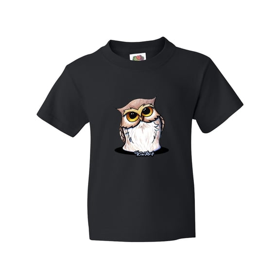 Inktastic KiniArt Owl Youth T-Shirt