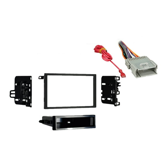 Fits Chevy Metro 2000-2001 Double DIN Stereo Harness Radio Install Dash Kit