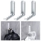 thumbnail image 1 of 3 piezas gancho para montado en la pared colgador de ropa plegable ganchos plegables puerta de la pared ropa sombrero bolsas Plata Macarena Percha de pared, 1 of 8