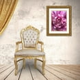 thumbnail image 3 of Grayscale 19x24 Gold Ornate Wood Framed with Double Matting Museum Art Print Titled - Pink Flower I, 3 of 4