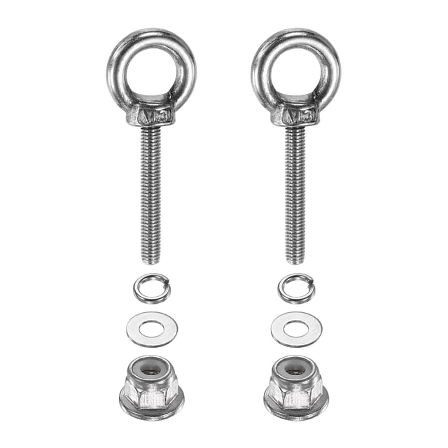 Uxcell M3 x Boulon de Levage 20mm, 2 Pcs 302 Acier Inoxydable