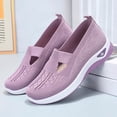 thumbnail image 4 of Women's Woven Orthopedic Breathable Soft Shoes Go Walking on Foam Shoes Hands Free in Sneakers Arch Support, 4 of 5