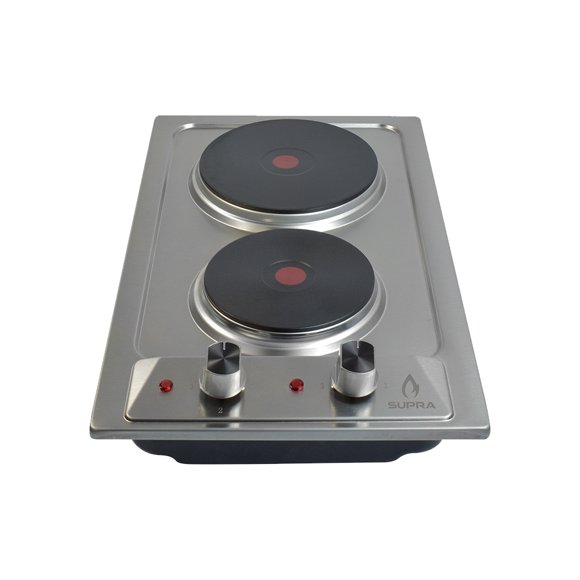 Parrilla eléctrica de empotre Supra 2 quemadores de acero inoxidable 2P TRAMONTO