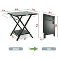thumbnail image 6 of 24" x 30" Large Portable Folding Grill Stand Table, 6 of 10