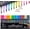 24Pcs, variant on Dreamy Sparkle Dual Line Outline Markers, Self-Outline Metallic Glitter Pens, 2-in-1 Double Line Contour Pens with Shimmering Effect, for Journaling, Adult Coloring, Art Planning Supplies (24Pcs)