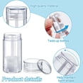 thumbnail image 4 of Empty Refillable Plastic Bottles for Aromatic Cream and Skin Column Clear 3.6x7.95cm Capacity: 30ml(1.01fl. oz) diy, 4 of 5
