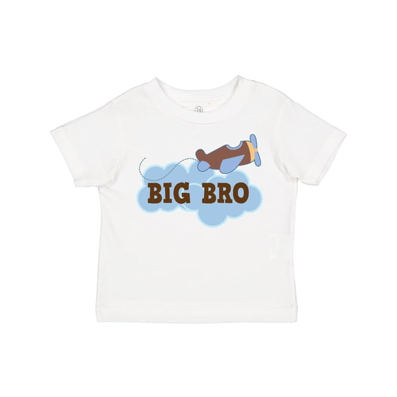 Inktastic Big Bro Boys Airplane Brother Announcement Boys Toddler T-Shirt