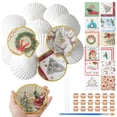 thumbnail image 1 of Set de manualidades Halloscume con 12 conchas navideñas con servilletas, 1 of 6