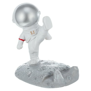 Astronaut Bracket Decor Spaceman Shape Phone Holder Resin Phone Rack Cute Cell Phone Holder Practical Tablet Stand Child
