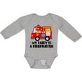 thumbnail image 3 of Inktastic Fireman Daddy is a Firefighter Boys or Girls Long Sleeve Baby Bodysuit, 3 of 5