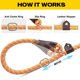 thumbnail image 4 of Correa de perro Slip Loop Fida duradera para perros grandes y medianos, 4 of 7