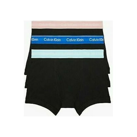 Calvin Klein NB4002-929 Men's Black Cotton Classic Fit 3-Pack Underwear UW256 (S)