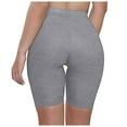 thumbnail image 4 of vigerkar Women's Buttery Soft Short Leggings Modal Cotton Shorts Under Dresses Leggings Pants Grey, L, 4 of 8