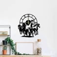 thumbnail image 3 of Handmadetneonsign Horse Wall Clock Unique, Horse Round Wall Clock, Text Oversize Wall Clock 60479, 3 of 5
