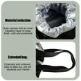 thumbnail image 6 of Oggfader Insulated Canvas Lunch Bag - Drawstring Reusable Tote for Office, Picnic - Black, 6 of 6