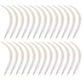 thumbnail image 1 of 50 Pcs 33-40cm Natural Tail Rooster Feathers for DIY Craft Hat Decoration (White), 1 of 2
