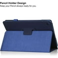 thumbnail image 5 of elitegadget Case For TCL Tab 8V/Tab 8 LE/Tab 8 Plus/Tab 8 wifi/Tab 8 SE (9137W, 9132X, 9138S, 6048E, 91232X1) - Lightweight Folio Stand Cover PU Case Cover + 1 Random Color Stylus (Navy Blue), 5 of 5