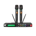 thumbnail image 2 of Professional Wireless Microphone Set UHF, Noise Reduction, Long Range, Dual Antenna for Stage Perfor, 2 of 5