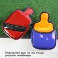 thumbnail image 3 of PU Golf Head Cubiertas Simple Deporte Equipo Regalos para Golfistas Hombres Multicolor Tetrágono Funda protectora Funda protectora Empuje la manga roja AweSitey OD003031-01, 3 of 5