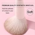 thumbnail image 6 of H HEYMKGO 13Pcs Travel Makeup Brush Set with Pouch - Portable Professional Brushes for Full Face, Foundation, Eyeshadow & Blush - Beginner-Friendly Cosmetic Kit, 6 of 10