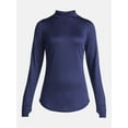thumbnail image 5 of ClimateRight by Cuddl Duds Women's Thermal Guard Base Layer Mock Neck Top, Sizes XS to 4X, 5 of 5