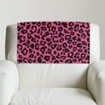 thumbnail image 3 of Xixirimido Cheetah Leopard Pink Pattern Recliner Chair Covers for Reclining Chair, PU Leather Headrest Protector for Sofa Recliner Headrest Cover Sofa Slipcovers for Home, 3Pcs, 3 of 7