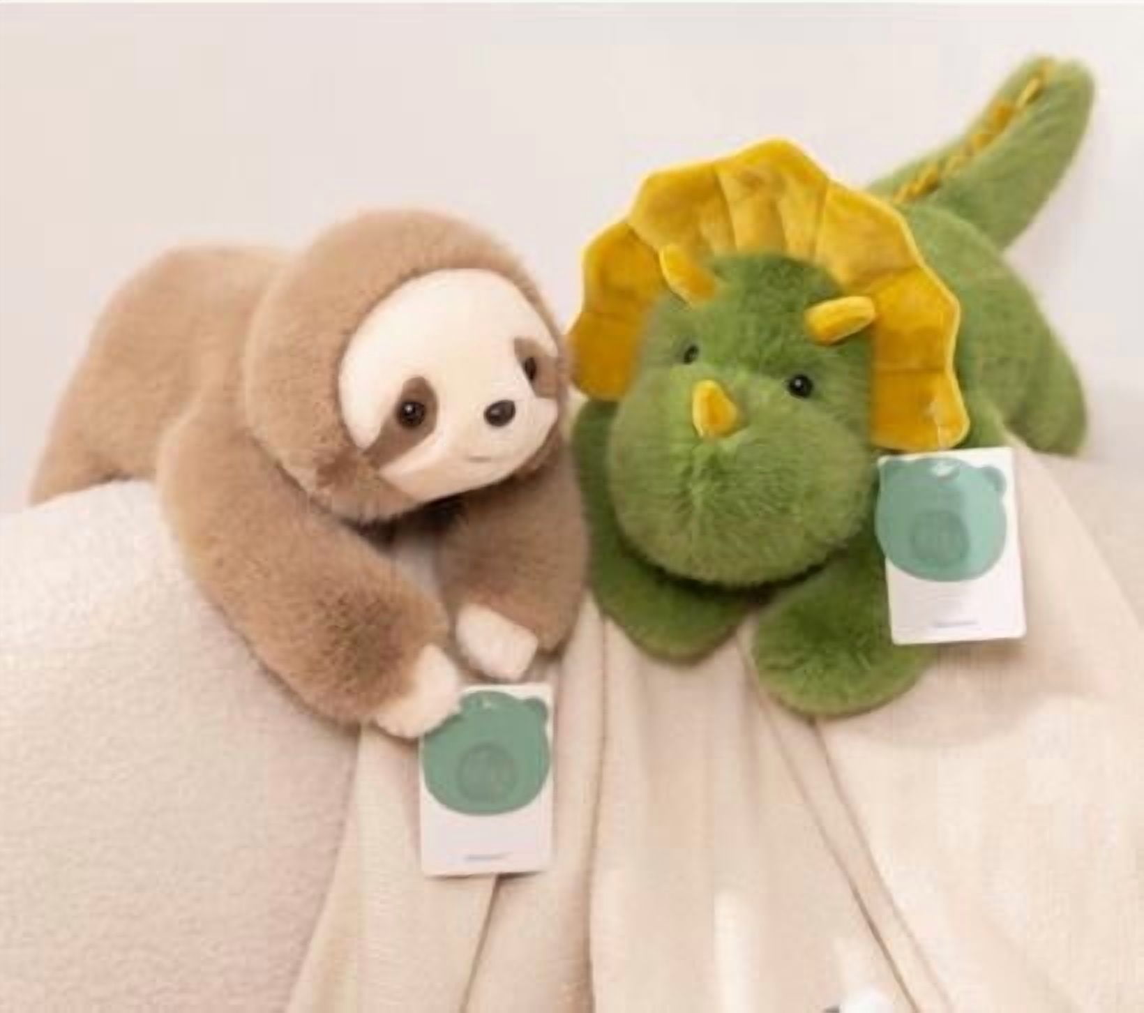 Weighted Bear Plush Pillow, Soft Stuffed Animal with Glass Beads in Arms for Anxiety Relief and Sleep Support, Cute Hugging Companion for Couch and Bed