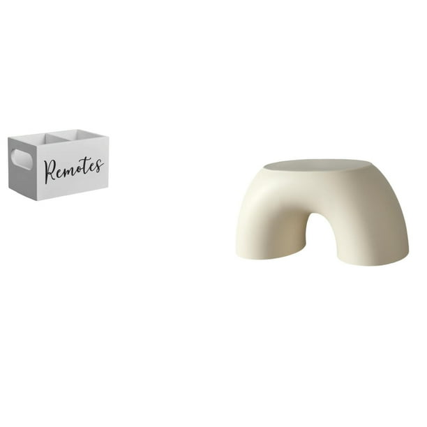 Organizador de almacenamiento de escritorio,Soporte para control remoto de TV de madera,Banco pequeño,Taburete pequeño para sala de estar,reposapiés,banco de juguete,Muebles de habitación