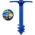 thumbnail image 1 of Parasol de plástico ABS con enchufe para tierra, base de sombrilla de playa enchufable, horquilla de tierra, triple espiral, 1 Uds. JM, 1 of 5