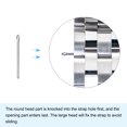 thumbnail image 4 of Uxcell 15 Pack 25mm Watch Band Link Cotter Pin, Stainless Steel 1mm Dia. Silver Tone, 4 of 5