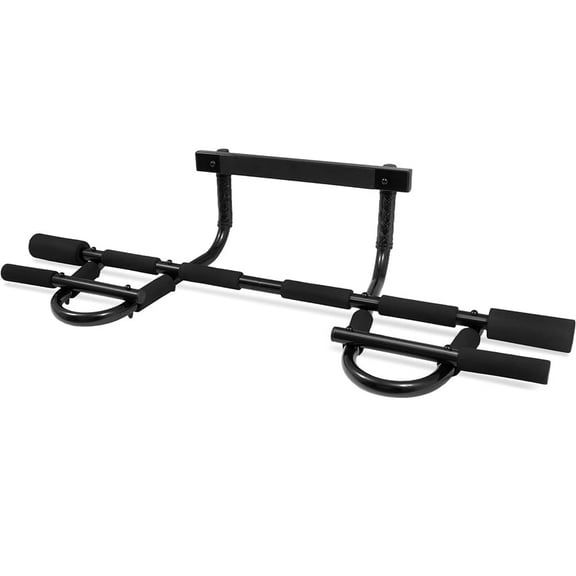Heavy Duty Pull-Up Bar For Doorway Trainer Chin Up Pull Up Fitness Upper Body Exercise,Adjustable Multi-functional Hanging Bar For Home Gym Black