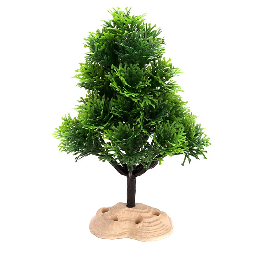 NUOLUX 1PC Aquarium Landscaping Christmas Tree Fish Tank Landscaping Fake Water Plants