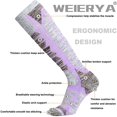 thumbnail image 2 of Ski Socks 2 Pairs Pack for Skiing, Snowboarding Performance Socks, 2 of 4