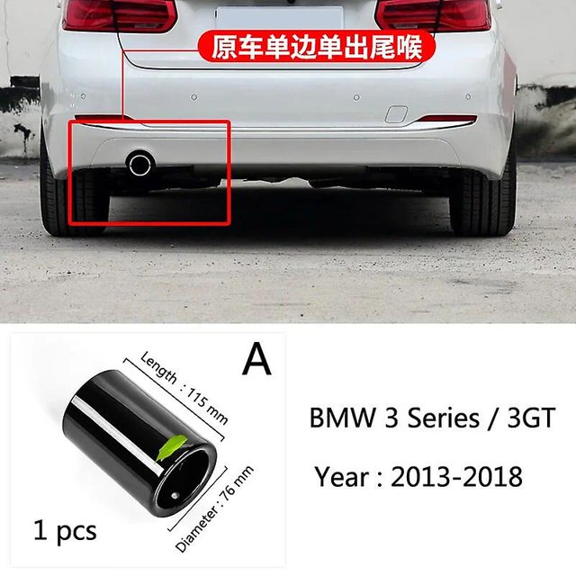 Exhaust Muffler Exit Cover Tail Frame Trim Accessories For BMW 3 4 5 7 Series X1 3GT F20 F22 F30 F32 F34 F10 F48 G30 G11~17127